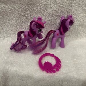 McDonald's My Little Pony G4 Twilight Sparkle with clip ons 2011